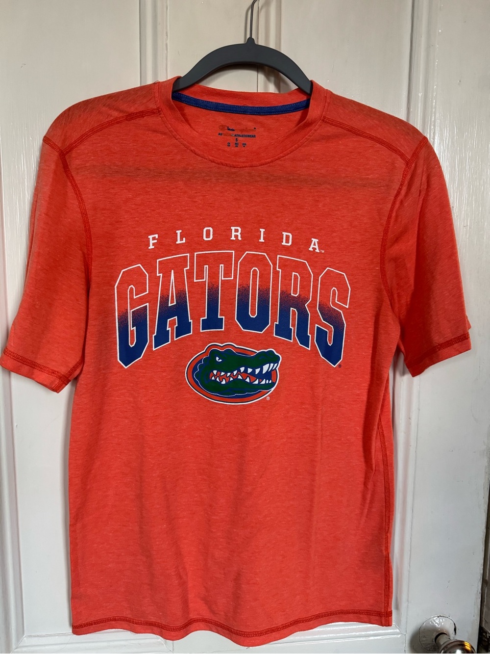 Champion Florida Gators Orange Short Sleeve Tee with Blue Logo